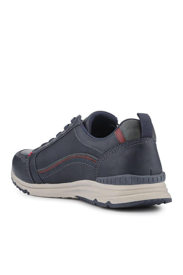 Pavers Pavers Men's Casual Lace-Up Shoes in Navy - 3