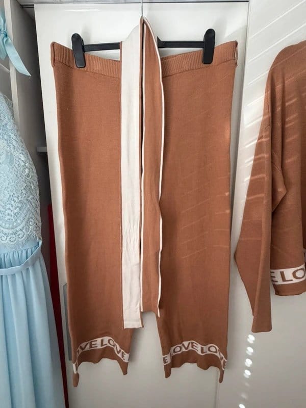 Never Fully Dressed Camel Knit 2pc Co-ord