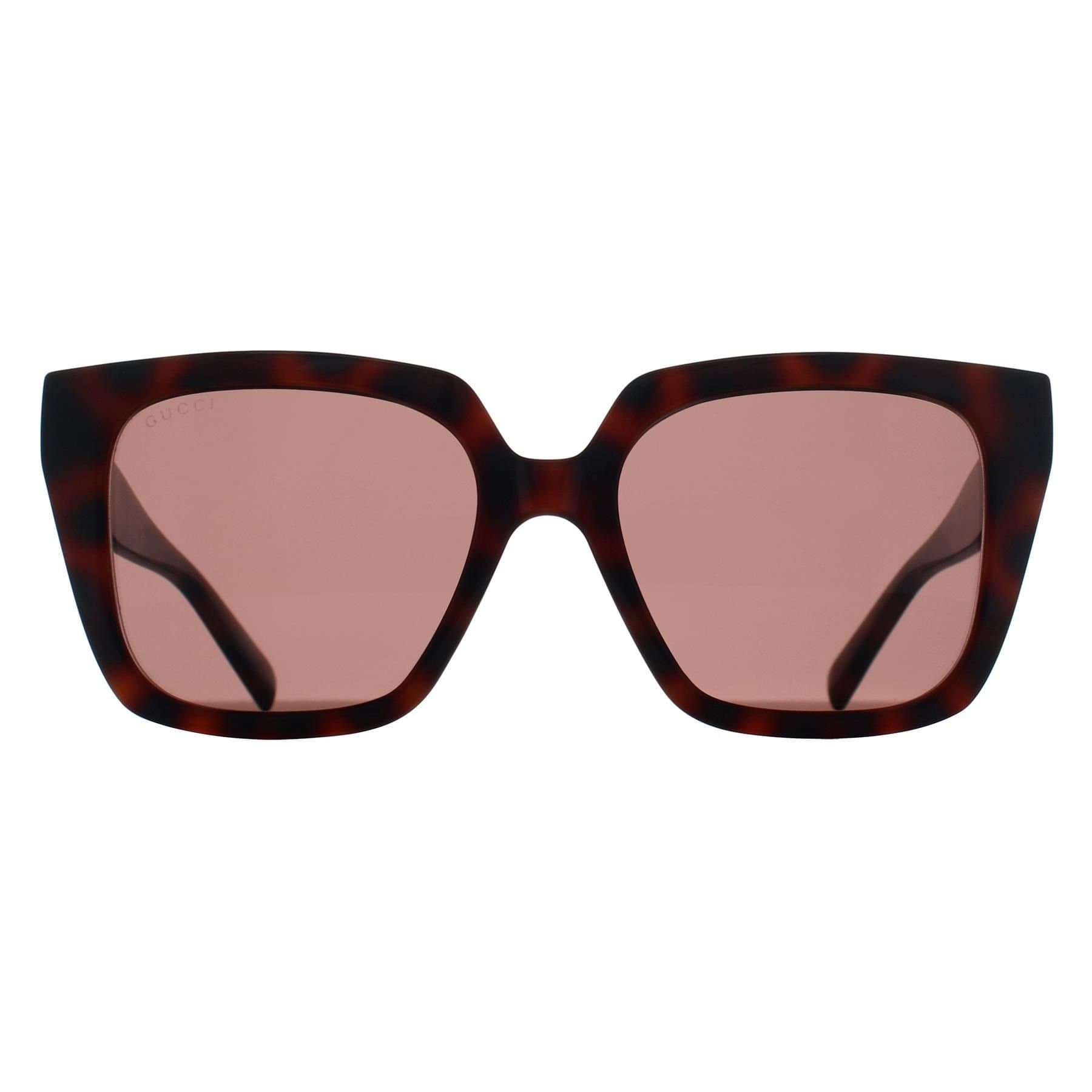 Gucci Gucci Women's Square Havana Brown GG2102S