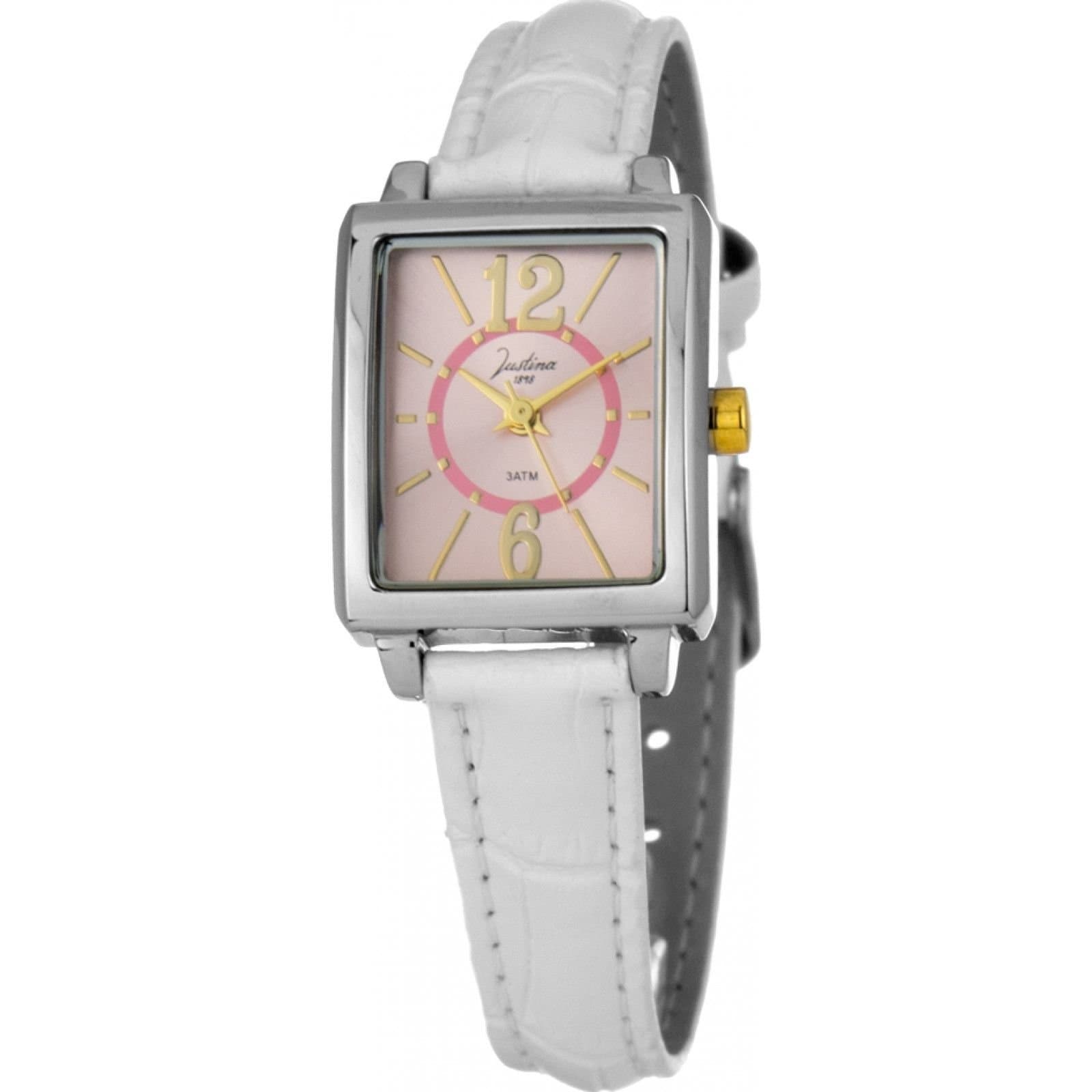 Justina Justina Women's 21992R 22mm Quartz Watch in White