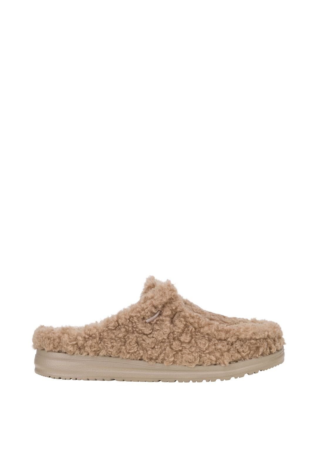 Hey Dude HEY DUDE Women's Wendy Slipper Timber Wolf in Brown