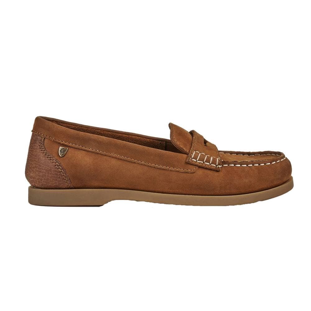 Moretta Moretta Women's Forli Leather Deck Shoes 6 UK in Tan