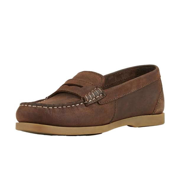 Moretta Moretta Women's Forli Leather Deck Shoes 6 UK in Tan - 3