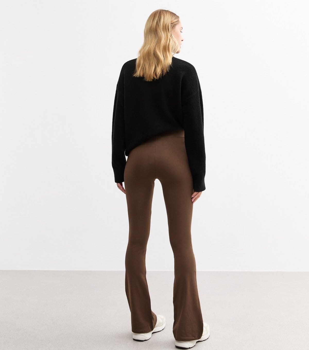 New Look Women's Brown Flared Jersey Leggings New Look - 4