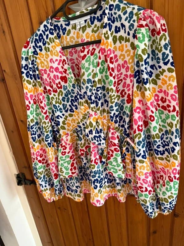 Never Fully Dressed Never Fully Dressed Animal Print Blouse