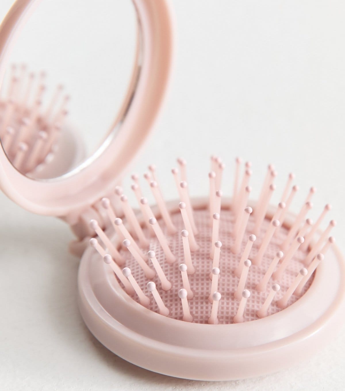 Danielle Pink Hair Brush and Mirror Compact Danielle New Look - 4