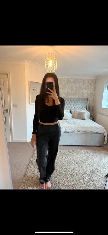 ASOS ASOS leather trousers