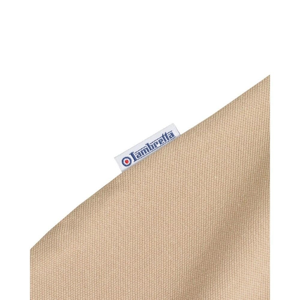 Lambretta Lambretta Men's Contrast Tipped Polo Shirt in Stone - 4