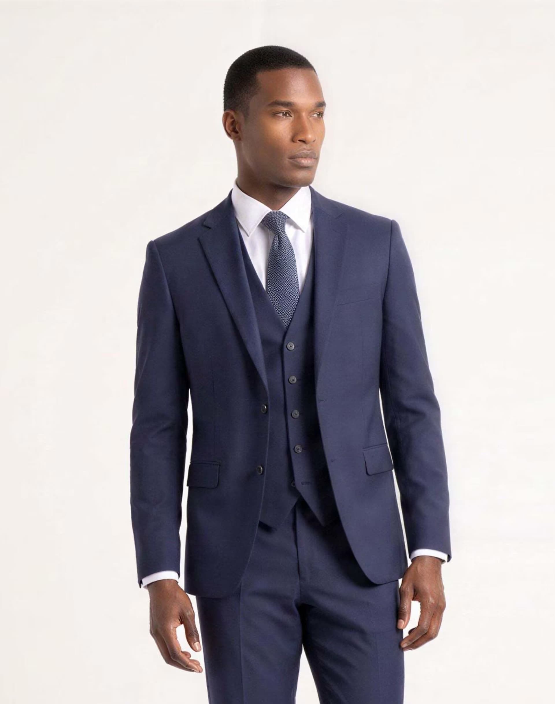 ASOS Harry Brown Raffi suit jacket in navy in navy