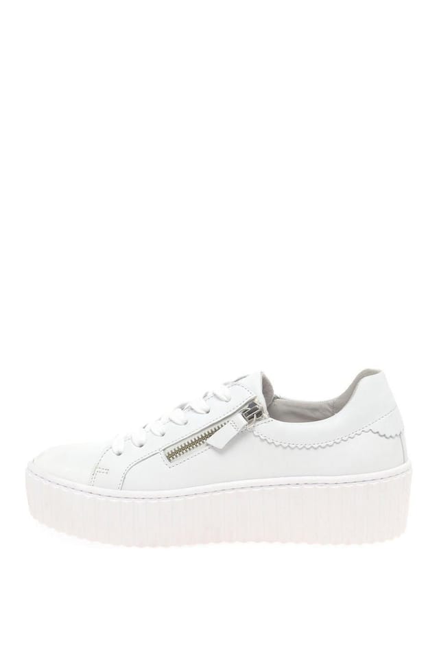 Gabor Gabor Women's 'Dolly' Flatform Trainers in White - 2