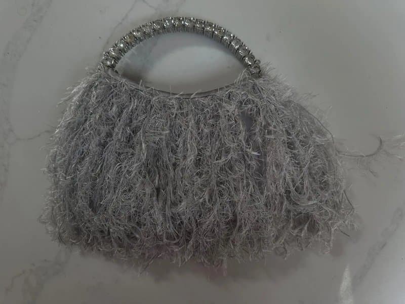 ASOS ASOS Embellished Feather Clutch