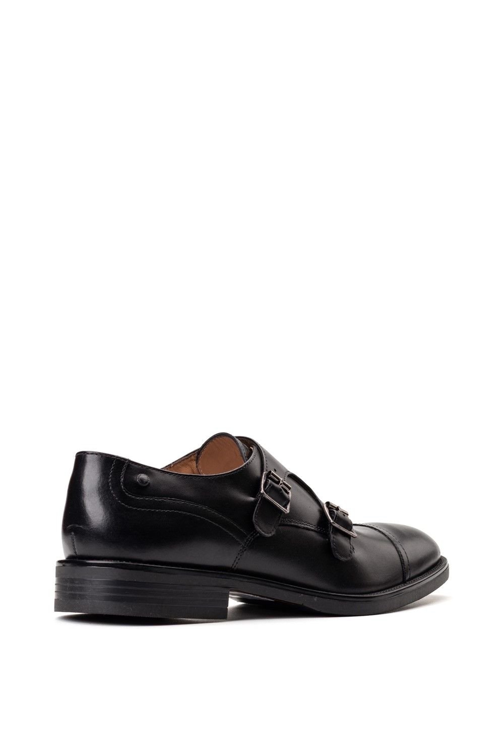 Base London Base London Men's Taper Monk Shoe in Black - 2