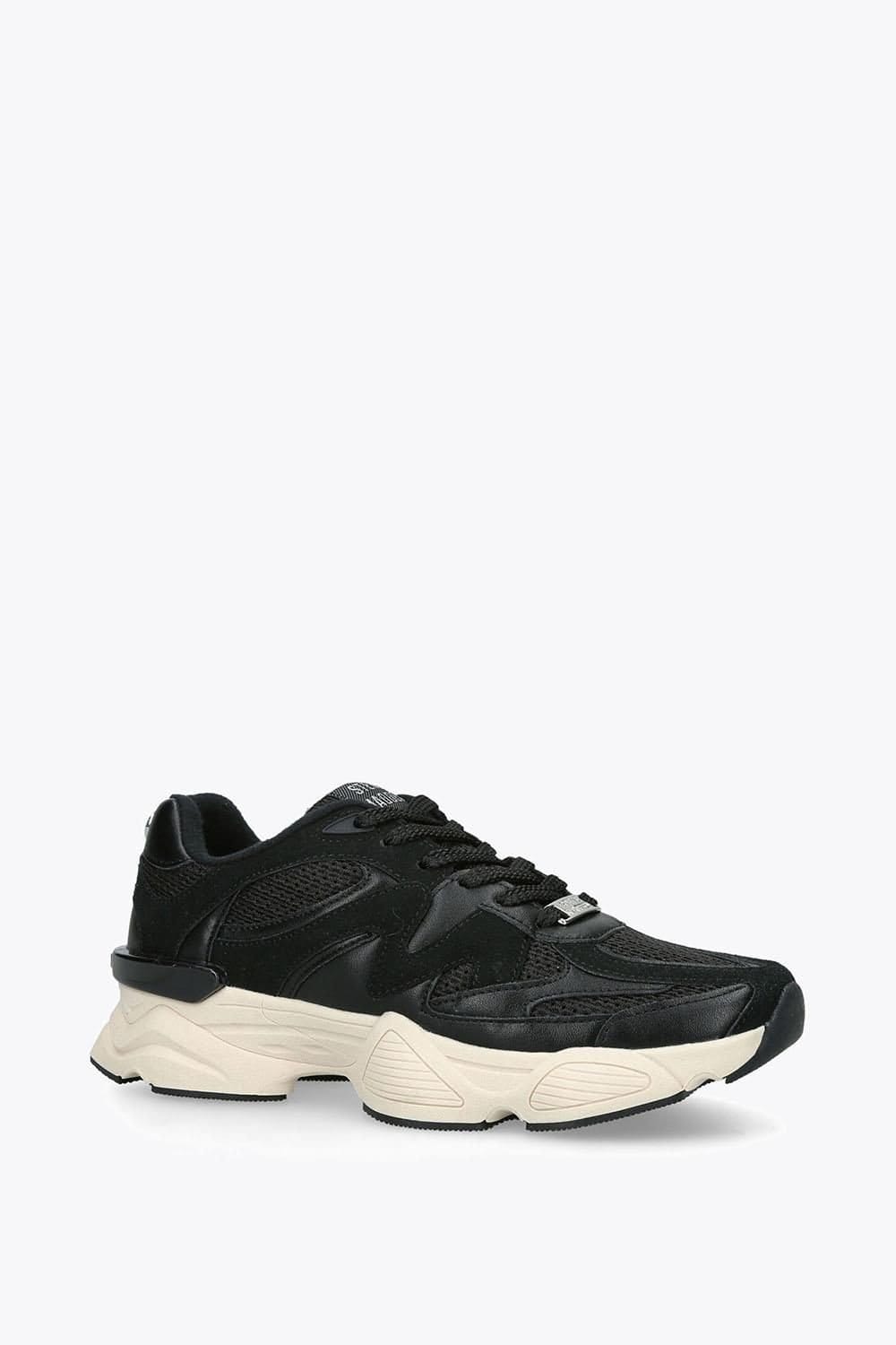 Steve Madden STEVE MADDEN Women's 'Speeder Black' Fabric Trainers in Black - 4