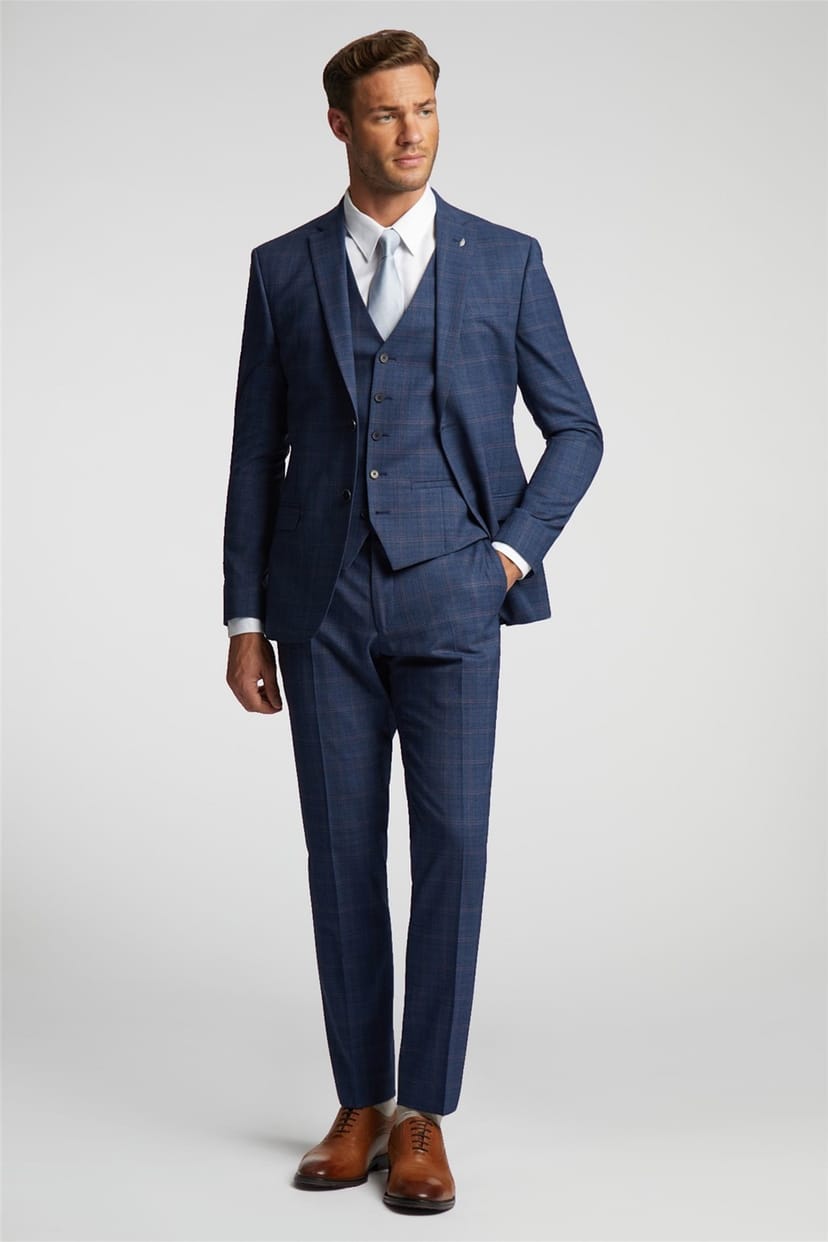 Ted Baker Ted Baker Men's Slim Fit Suit Jacket in Cobalt - 1
