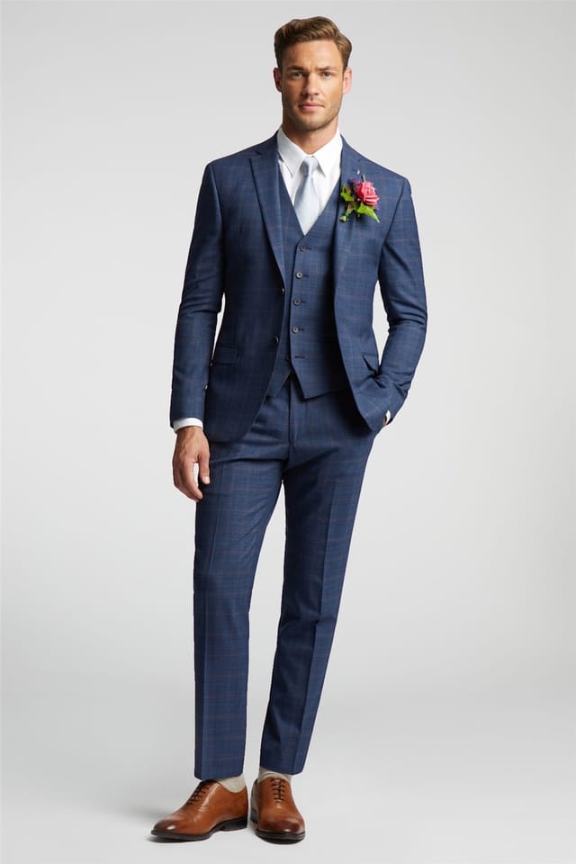 Ted Baker Ted Baker Men's Slim Fit Suit Jacket in Cobalt - 3