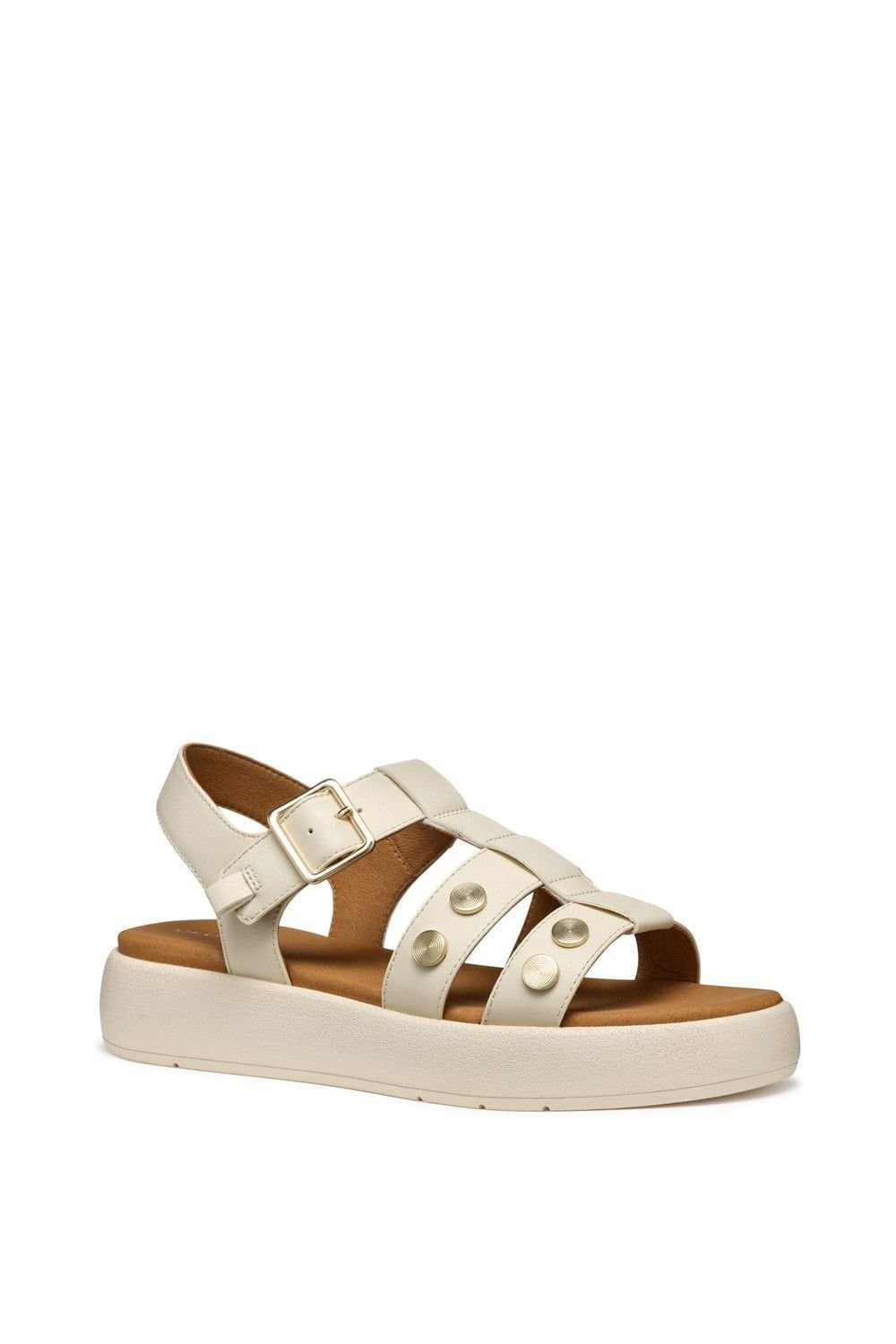 Geox Geox Women's D Camalei Sandals in Off-White