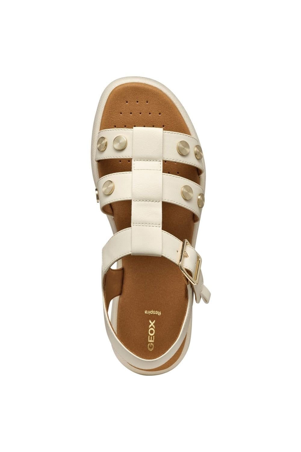 Geox Geox Women's D Camalei Sandals in Off-White - 4
