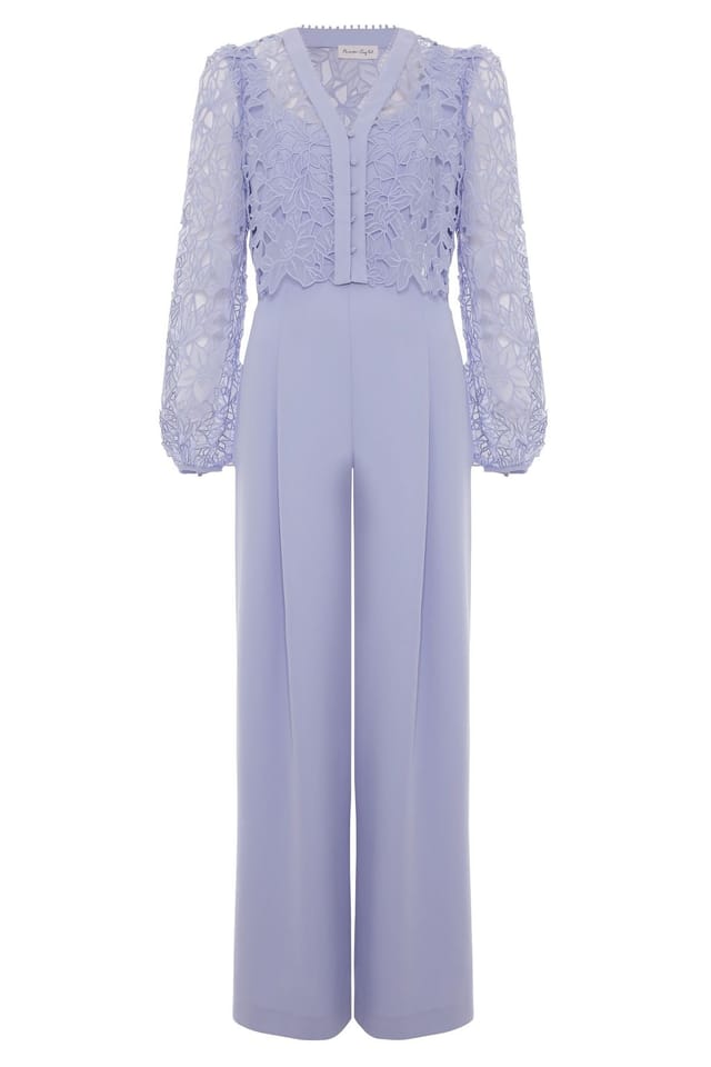 Phase Eight Phase Eight Women's Petite Winona Jumpsuit in Baby Blue - 2