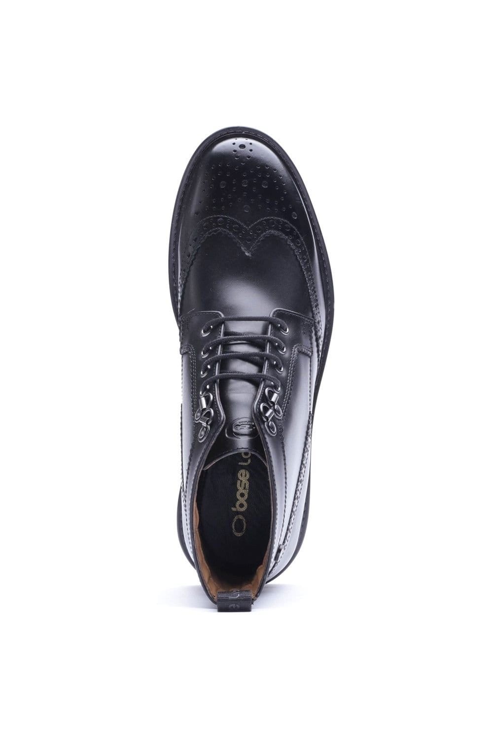 Base London Base London Men's Foster Brogue Boot in Black - 4