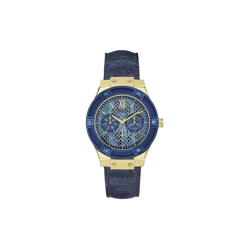 Guess Guess Women's W0289L3 Jet Setter 39mm Quartz Watch in Blue