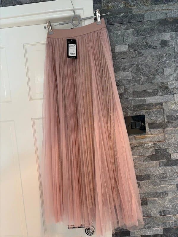 New Look BNWT - Pinky / peach  tulle with shimmer skirt underneath