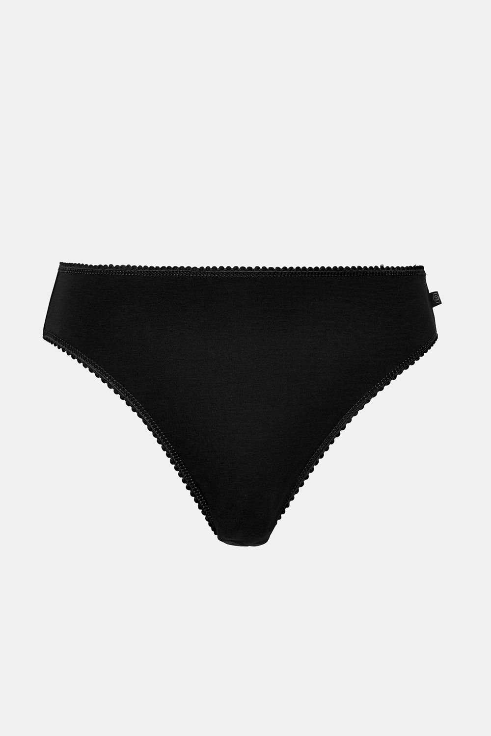 British Boxers British Boxers Women's Pack of Four "Black" Bamboo High Leg Knickers in Black - 3