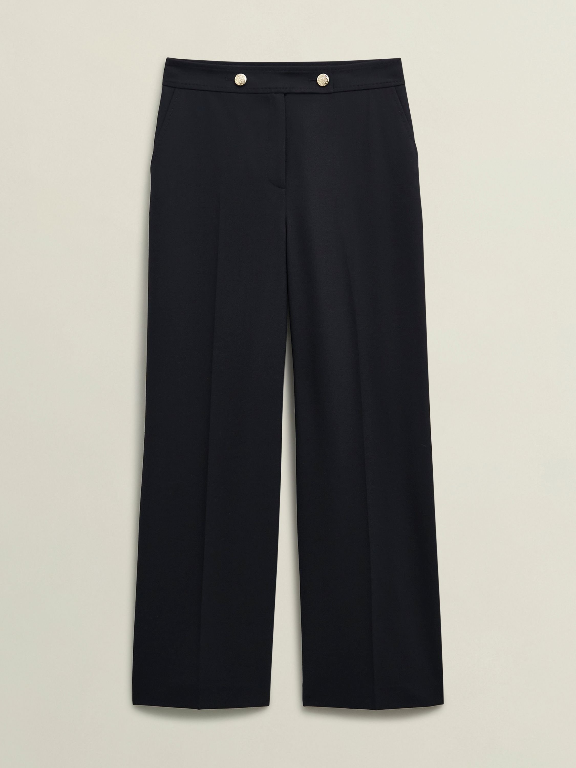 Hobbs London Hobbs London Women's Heidi Wide leg Trousers in True Black - 2