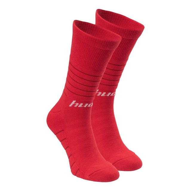 Huari Huari Men's Lony Football Socks in Dark Red - 2