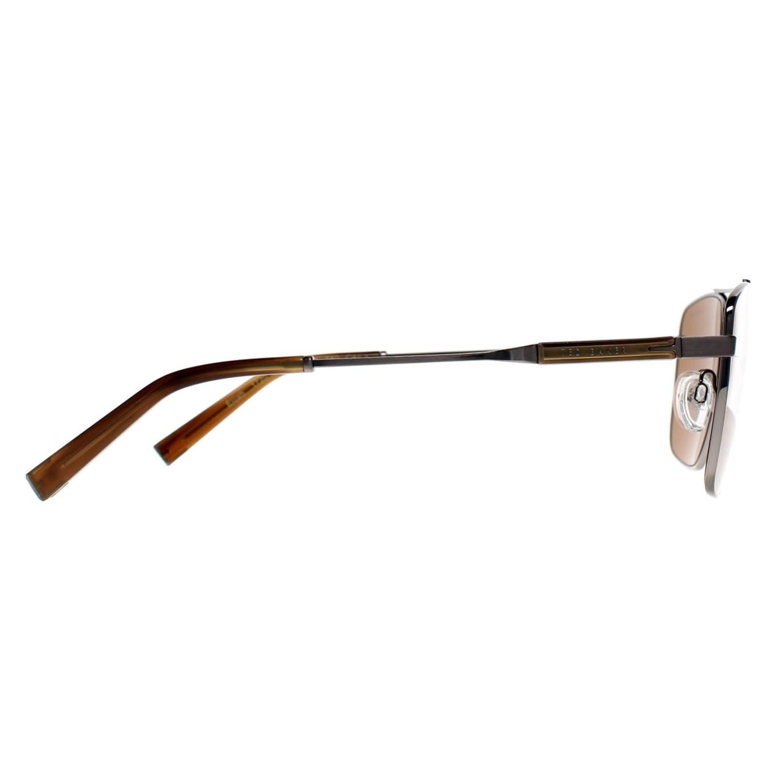 Ted Baker Ted Baker Men's Rectangle Shiny Light Gunmetal Brown TB1720 Elijah in Grey - 4