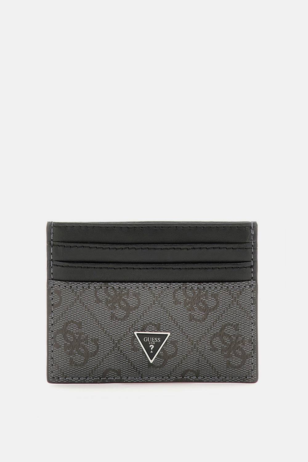 Guess Guess Men's All Over Logo Cardholder Black - 1