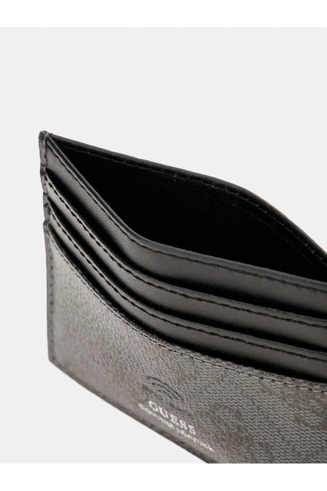 Guess Guess Men's All Over Logo Cardholder Black - 3