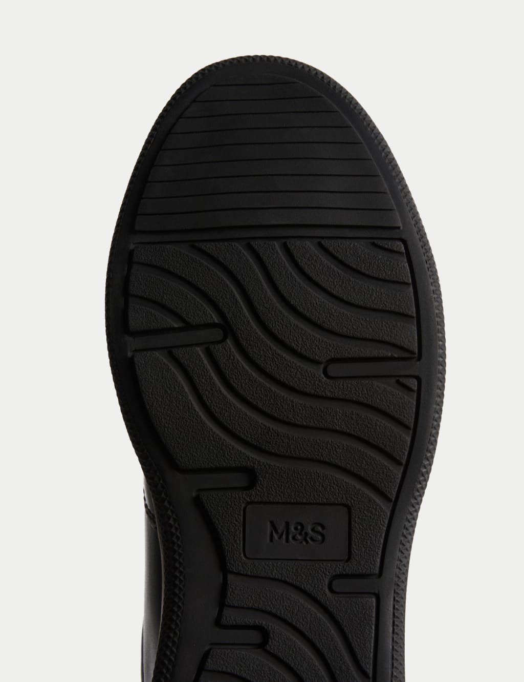 Marks & Spencer M&S Wide Fit Leather Riptape Shoes Black - 3