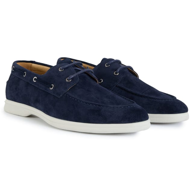 Simon Carter SIMON CARTER Men's Trovo Boat Shoe Shoes in Blue - 2