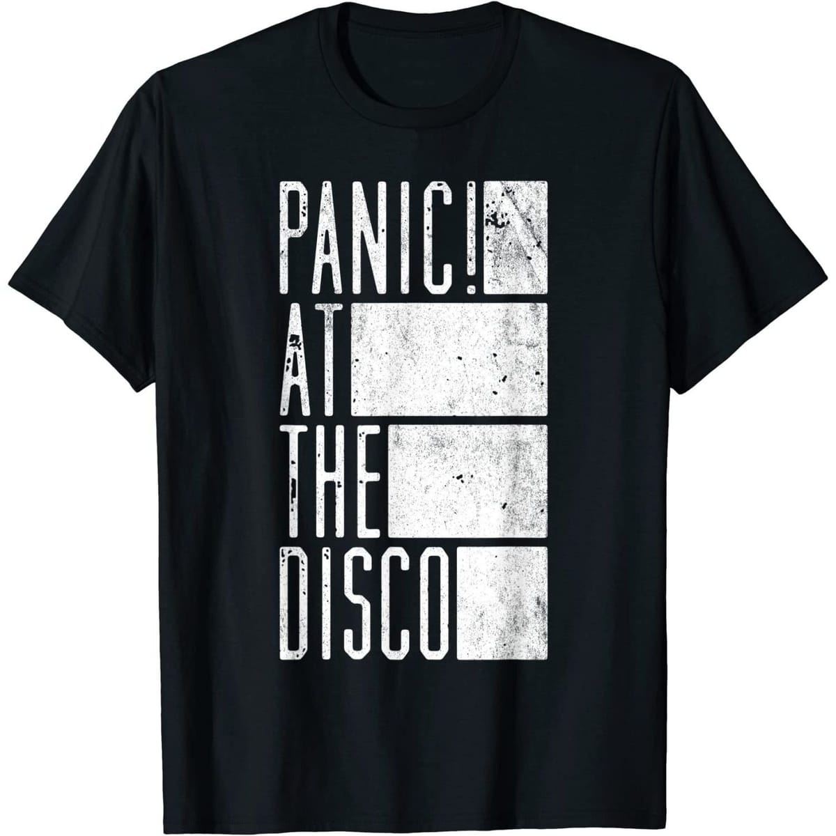 Panic at the Disco Panic at the Disco Men's Bar Cotton T-Shirt in Black - 1