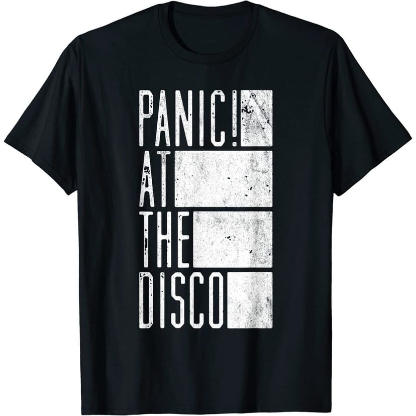 Panic at the Disco Panic at the Disco Men's Bar Cotton T-Shirt in Black - 1