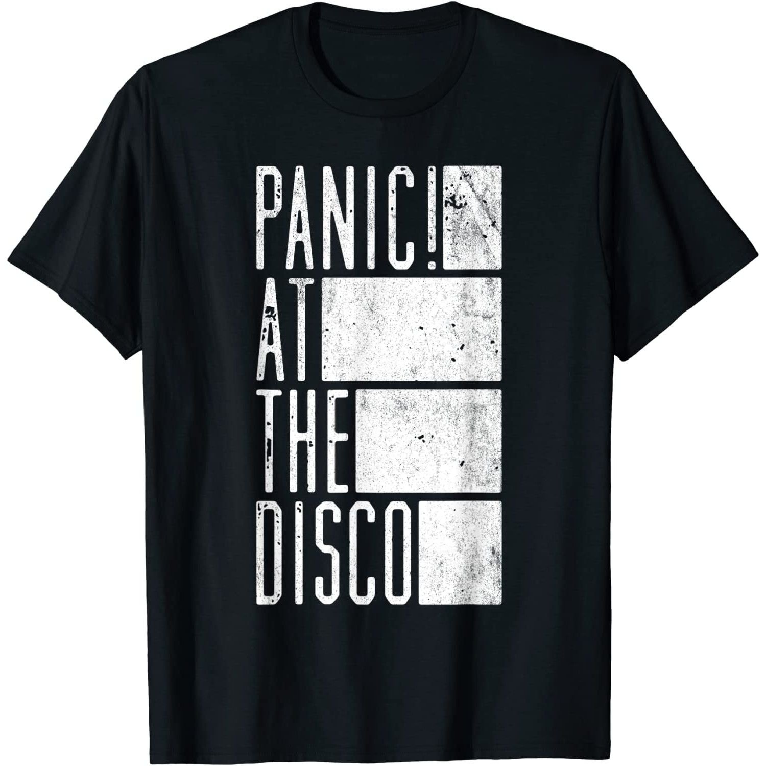 Panic at the Disco Panic at the Disco Men's Bar Cotton T-Shirt in Black - 4