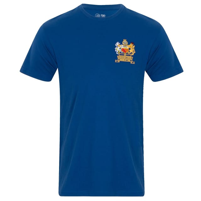 fan originals fan originals Men's Adults United 1968 European Colours T-Shirt in Mid Blue - 2