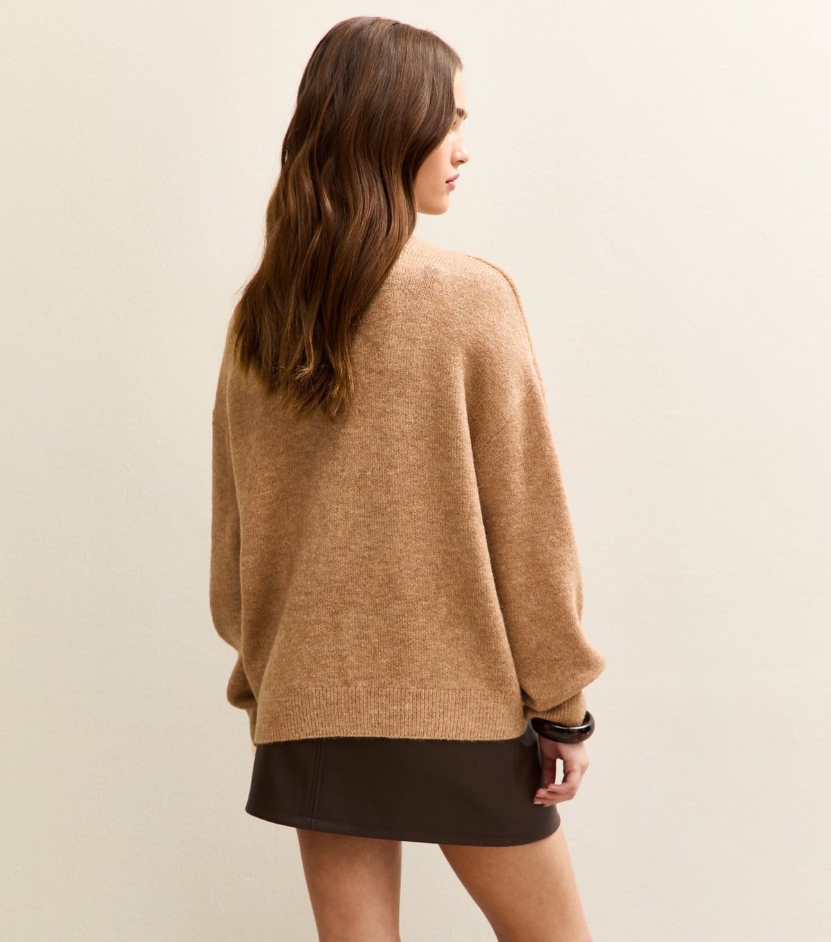 New Look Women's Brown Bunny Midweight Knit Jumper New Look - 4