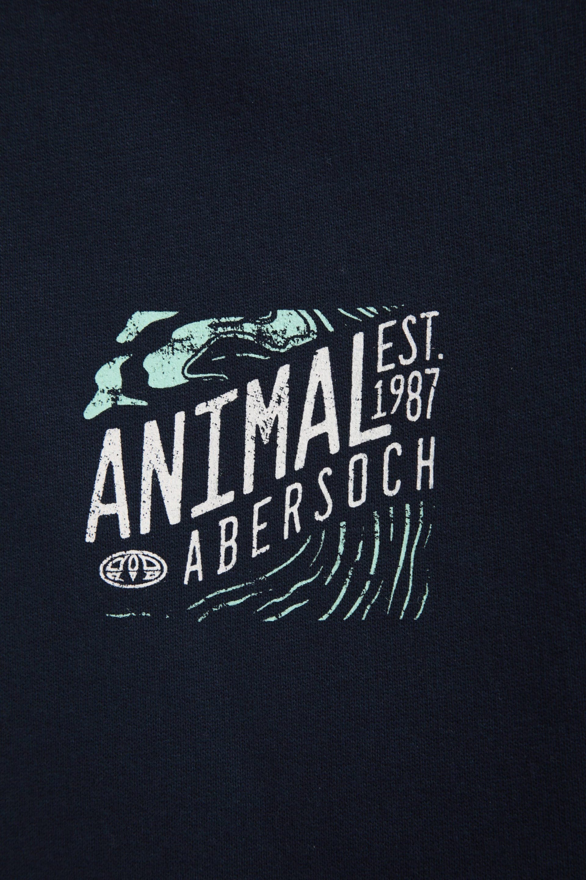 Animal Animal Men's 'Jonah' Abersoch Print Comfortable Breathable Soft Cotton Sweatshirt in Navy - 4