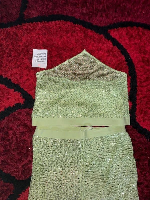 ASOS Asos sequin skirt and top set