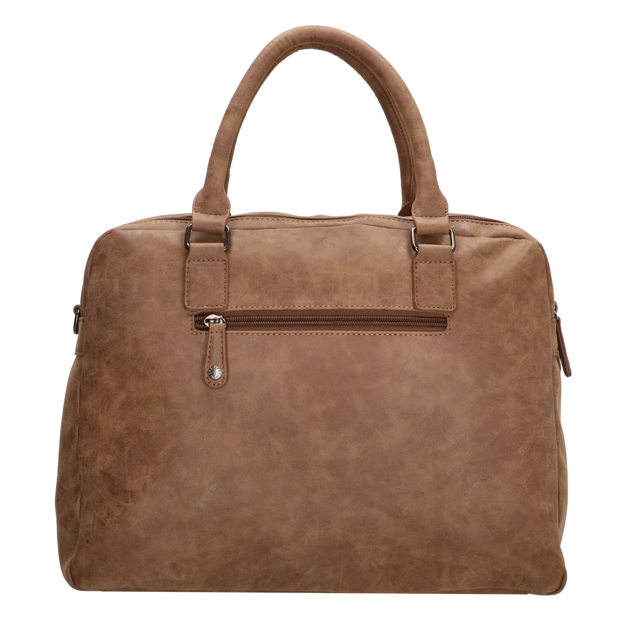 Enrico Benetti Enrico Benetti Women's Ardeche Vegan Leather Handbag Laptop bag in Camel - 2