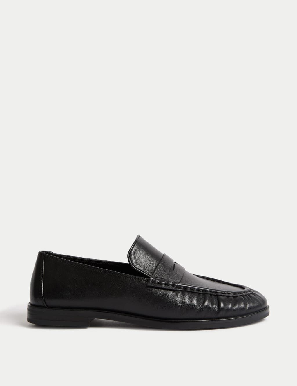 Marks & Spencer M&S Leather Loafers Black