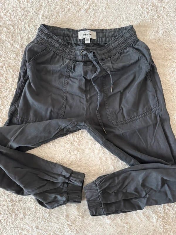 New Look New look cuffed grey cargo pants