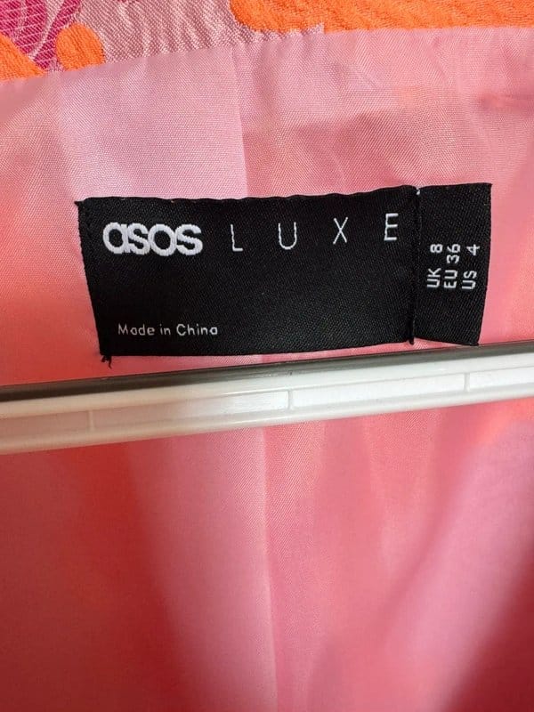 ASOS ASOS Luxe plunge blazer dress with chiffon sash - 1