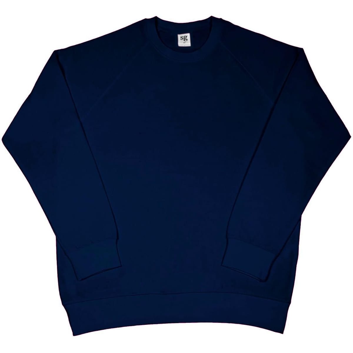 SG SG Men's Raglan Sleeve Crew Neck Sweatshirt in Navy - 1
