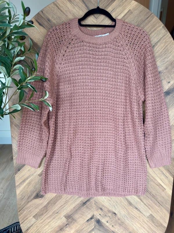 NA-KD NA-KD round neck knitted oversized sweater Size M