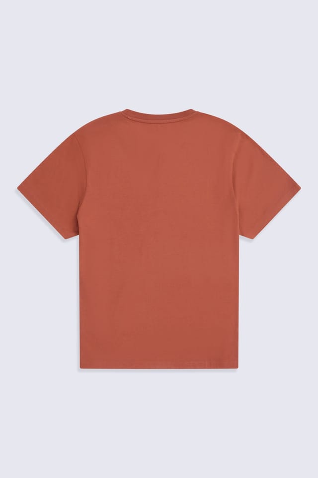 Animal Animal Men's 'Icon' Logo Print Lightweight Cotton Relaxed Fit Casual T-Shirt in Terracotta - 2