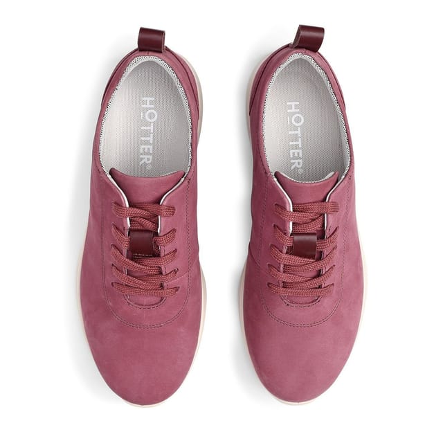 Hotter Hotter Women's Wide Fit 'Cosmos' Trainers in Dark Pink - 3