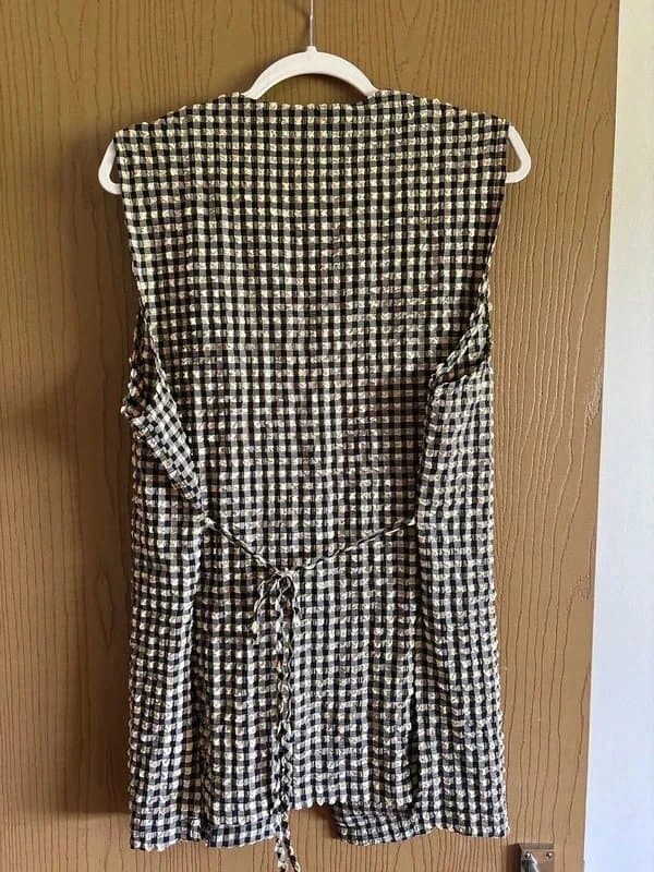 ASOS ASOS size L gingham waistcoat (part of co-ord)