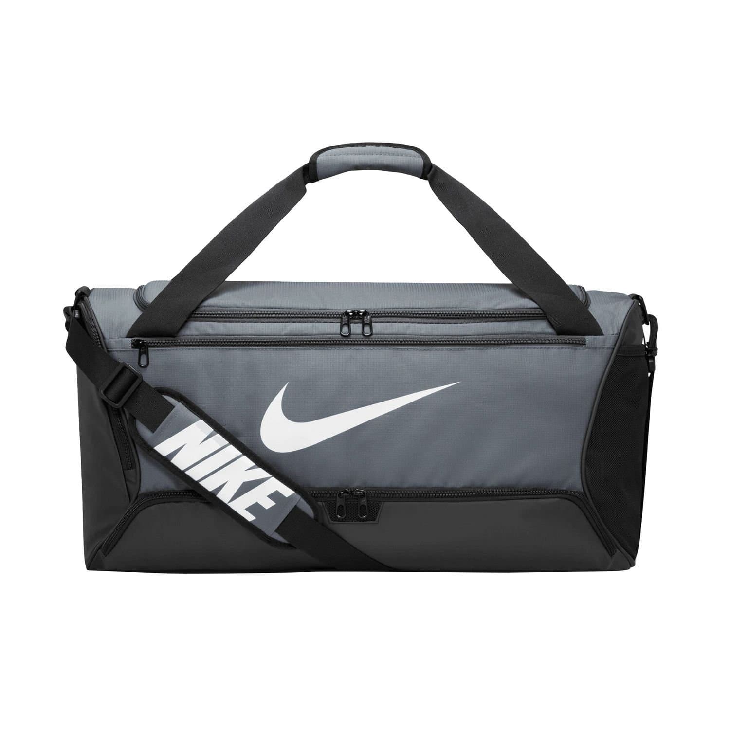 Nike Nike Men's Brasilia Swoosh Training 60L Duffle Bag in Dark Grey